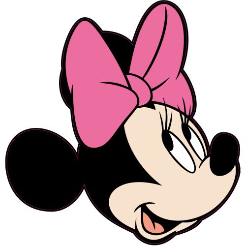 Autocollant Tete Minnie