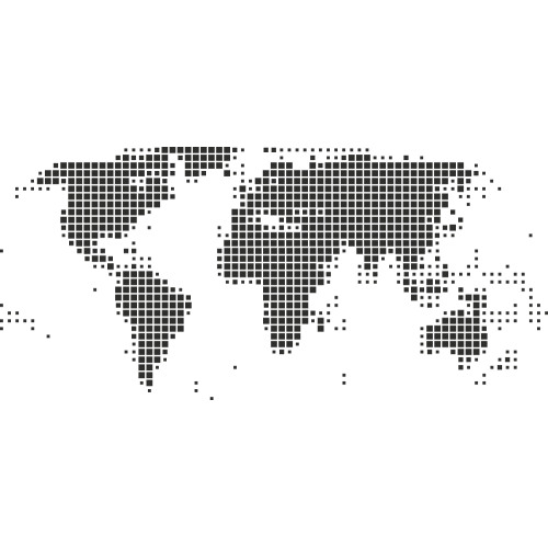 Sticker Mural - Mappemonde Abstraite