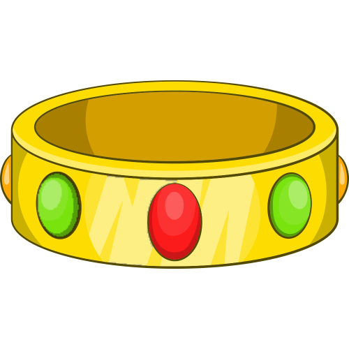 Autocollant Métier Bijoux Bracelet Rubis