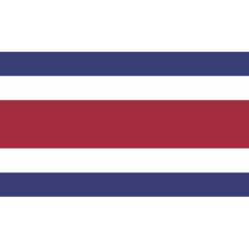 Autocollant Drapeau Costa Rica