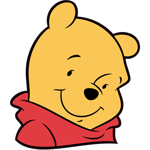 Autocollant Tete Winnie