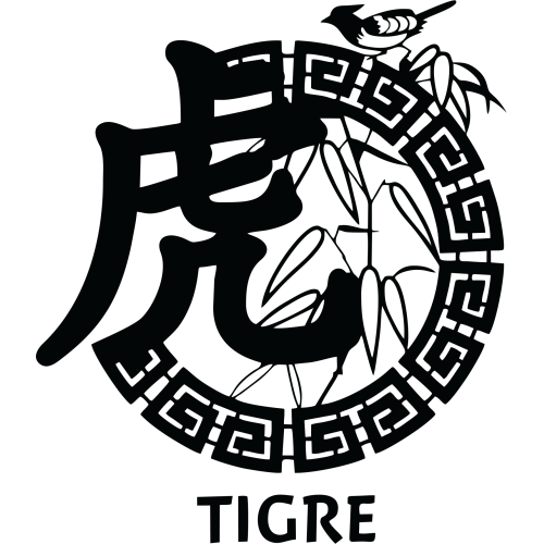 Sticker Astrologie Chinoise Tigre