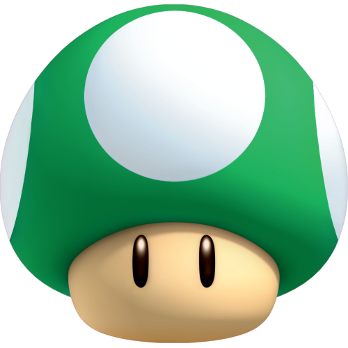 Autocollant Mario Champignon