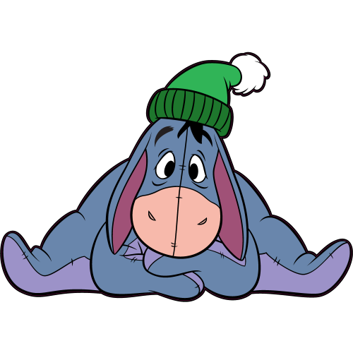 Autocollant Winnie Bourriquet