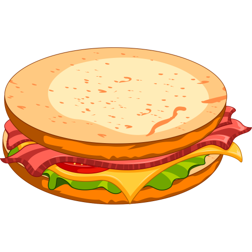 Autocollant Fast Food Hamburger 4