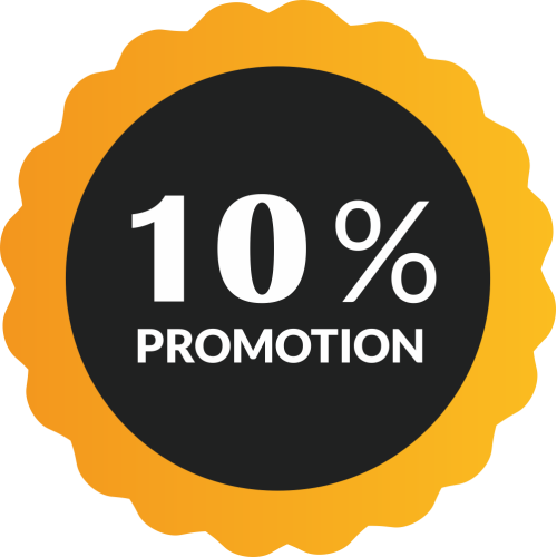 Autocollant Soldes 10% De Promotion