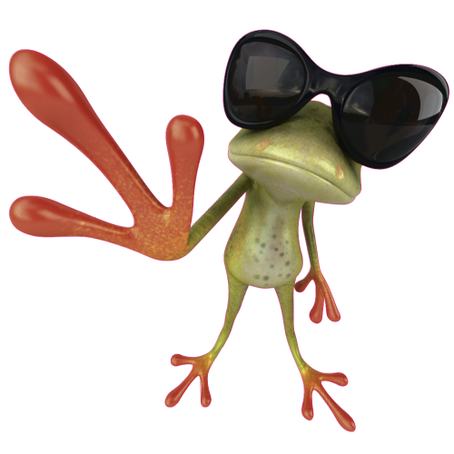 Autocollant Grenouille Men In Black