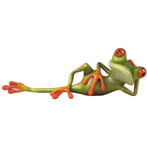 Autocollant Grenouilles