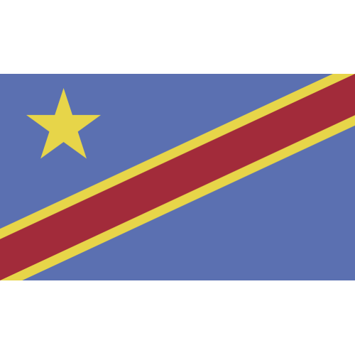 Autocollant Drapeau Congo