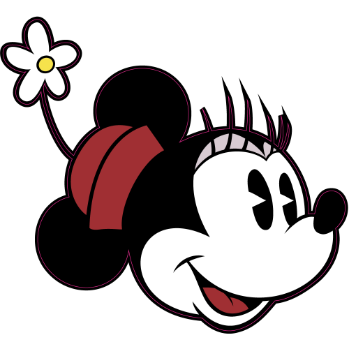 Autocollant Tete Minnie Original