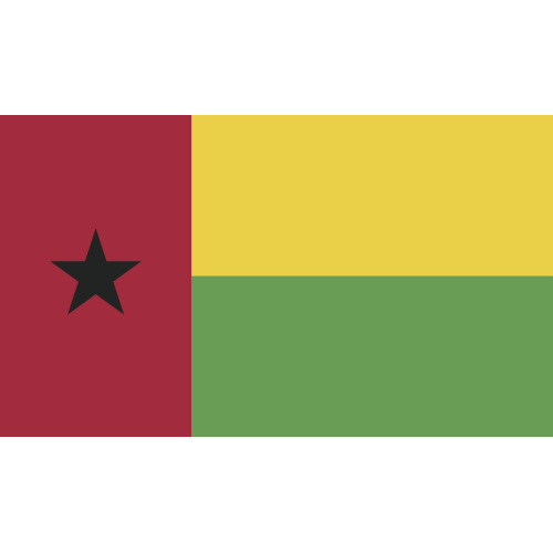 Autocollant Drapeau Guinée Bissau