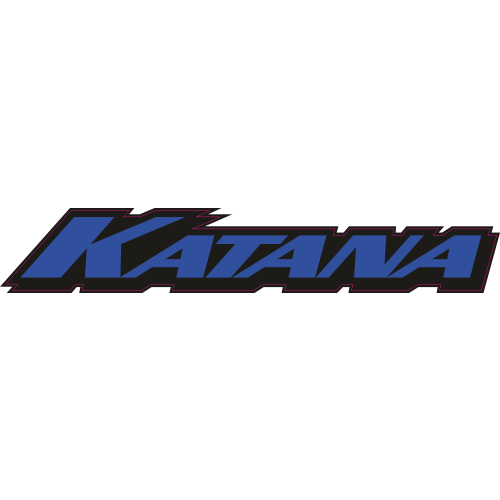 Autocollant Suzuki Katana Bleu