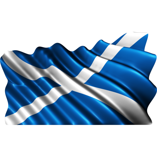 Autocollant Drapeau Ecosse
