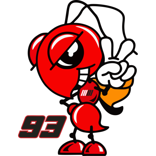 Autocollant Marc Marquez Logo