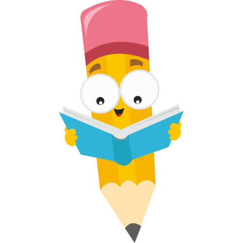 Autocollant Logo Crayon Mascotte 4