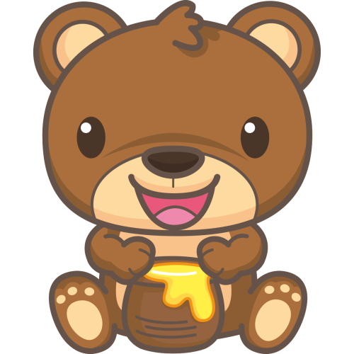 Autocollant Animaux Ours 2