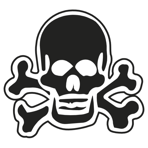 Sticker Tete De Mort