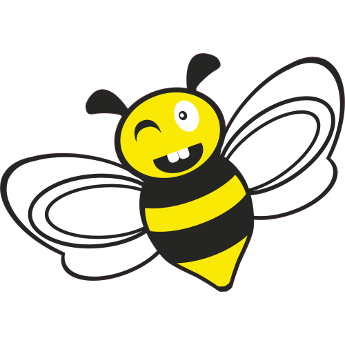 Autocollant Abeille droit