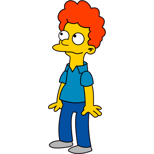 Autocollant Rod Flanders - Simpsons