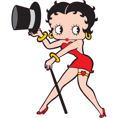 Autocollant Betty Boop