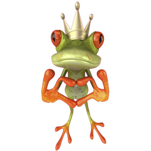 Autocollant Grenouilles