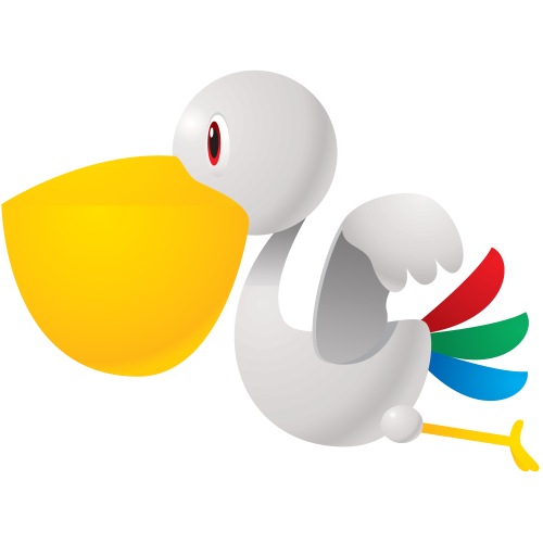 Autocollant Pelican Pour Enfants