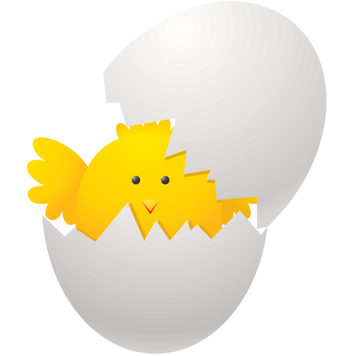 Autocollant Poussin 2 Pour Enfants