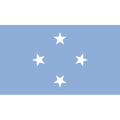 Autocollant Drapeau Micronésie