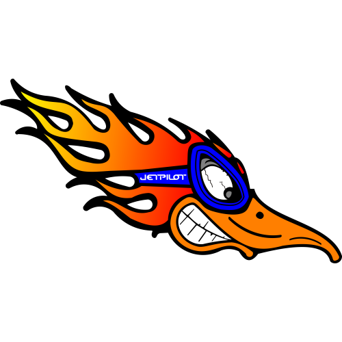 Autocollant Jet Ski Jet Pilot Bird