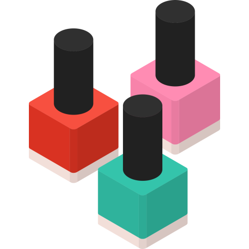 Autocollant Métier Esthétique Vernis