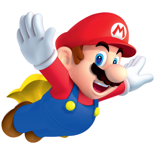 Autocollant Mario Volant