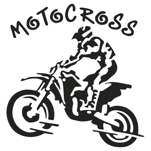Sticker Moto Cross