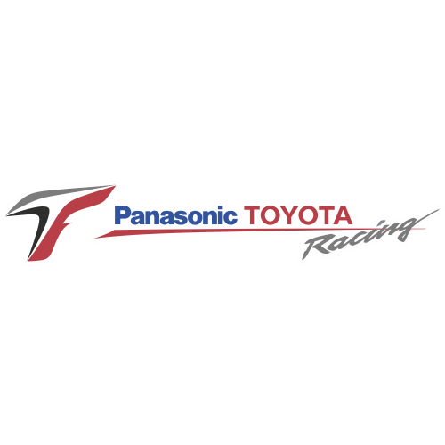 Autocollant Toyota Racing Blanc