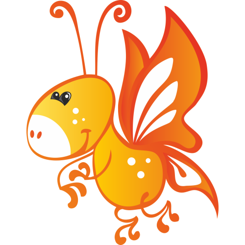 Autocollant Animaux Papillon