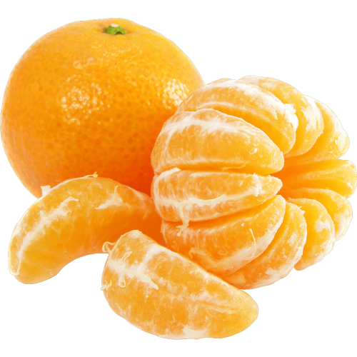 Autocollant Alimentation Fruit Clémentine