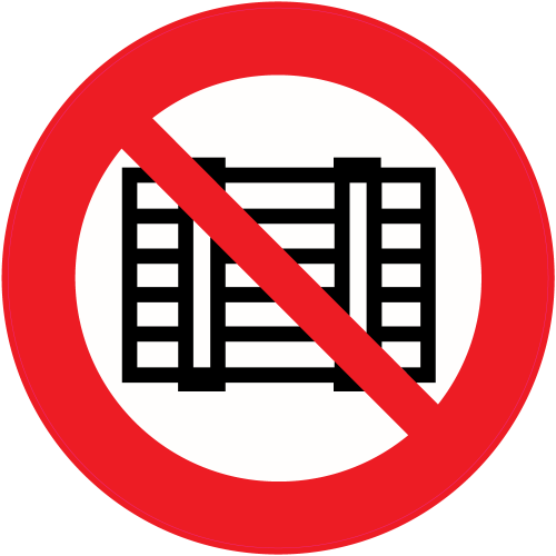 Autocollant Panneau Interdiction D'obstruer