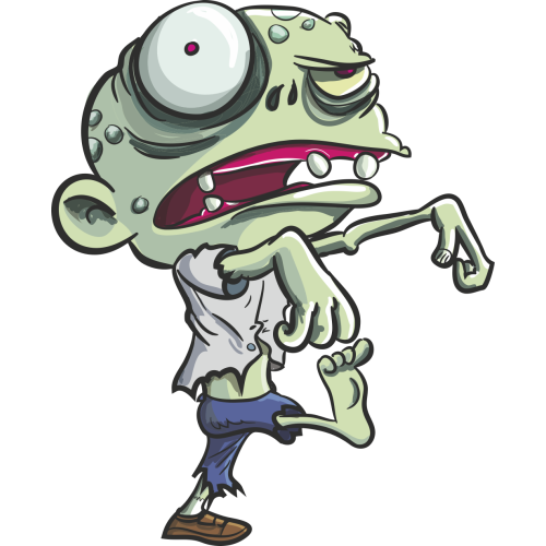 Autocollant Zombie