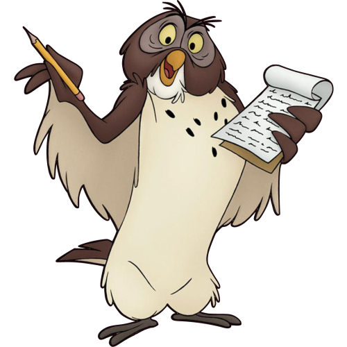 Autocollant Winnie Hibou