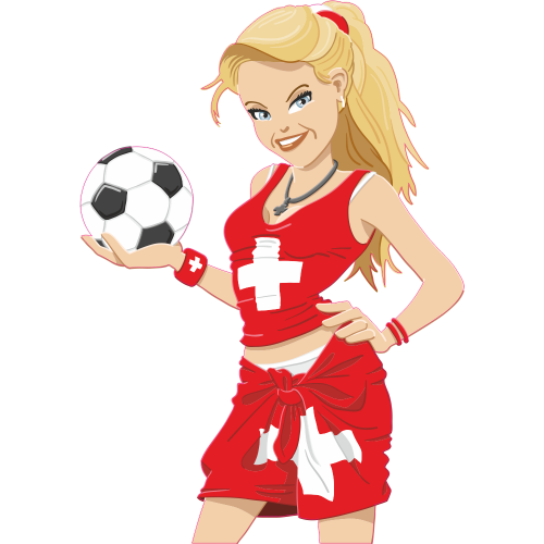 Autocollant Foot Euro 2008 Suisse