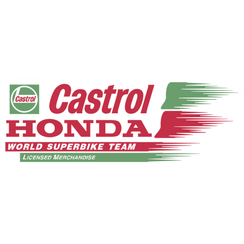Autocollant Honda Castrol droit