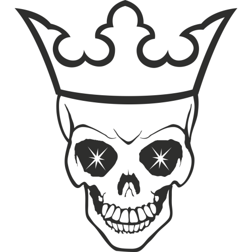 Sticker Tête De Mort