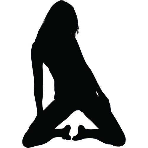 Sticker Silhouette Femme Sexy