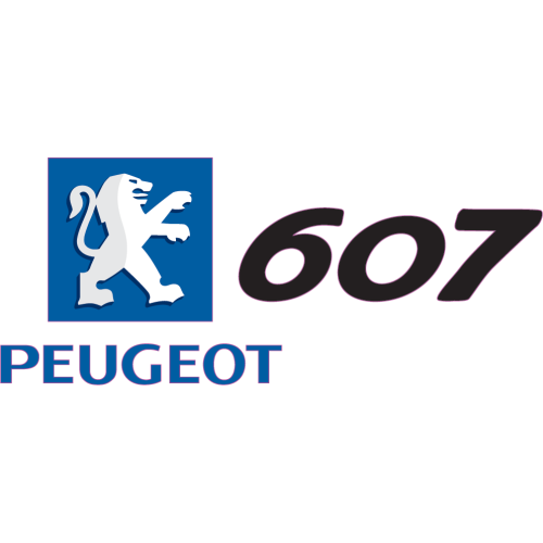 Autocollant Peugeot Logo 607 Droite
