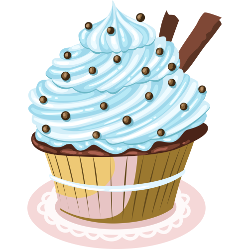 Autocollant Cup Cake 8