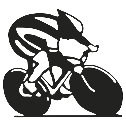 Sticker Cycliste