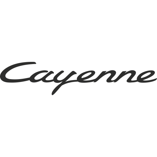 Sticker Porsche 4x4 Cayenne