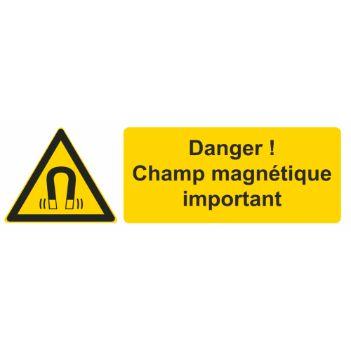 Autocollant Champ Magnétique Important 1