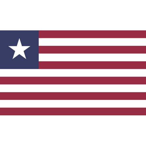 Autocollant Drapeau Liberia