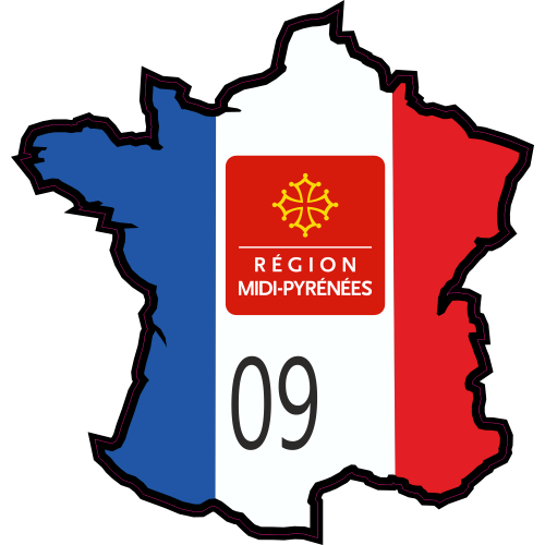 Autocollant Ariege (midi-pyrenees)