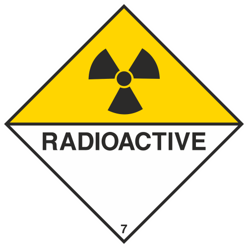 Autocollant Transport Radioactif 7d